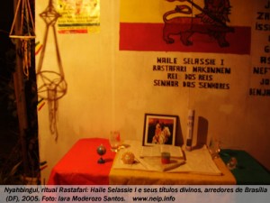  Nyahbingui, ritual Rastafari: Halle Selassie e seus titulos divinos                                    